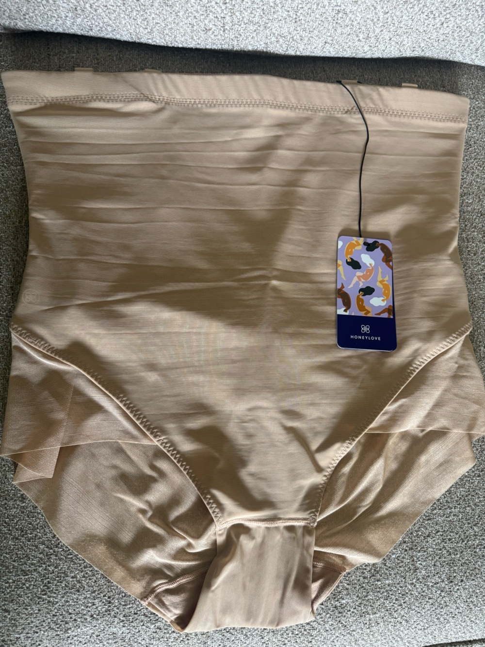 NWT Honeylove Superpower Brief Tan 1X